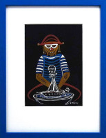 Viktor Preiss - Pirát - originál kresba